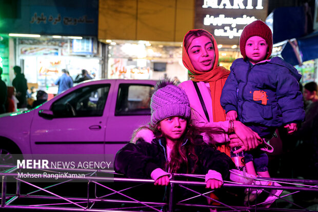 جشن تولد امام حسن مجتبی (ع) در بلوار کشاورز تهران