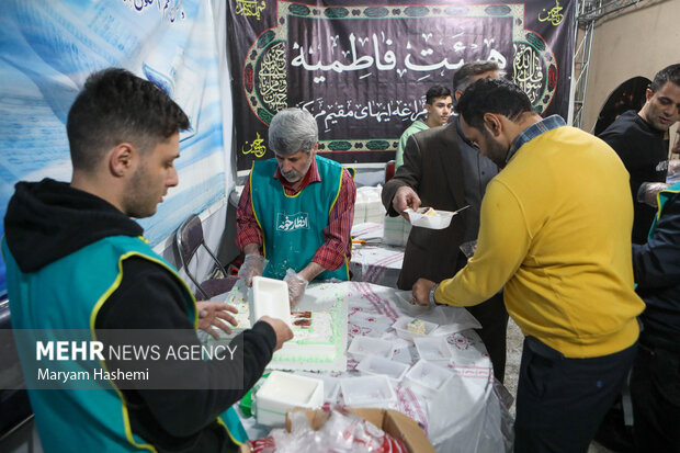 جشن تولد امام حسن مجتبی (ع) در بلوار کشاورز تهران