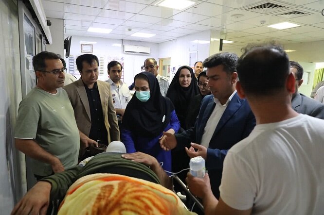 مدافعان سلامت استان بوشهر تعطیلات خود را وقف خدمت کرده‌اند