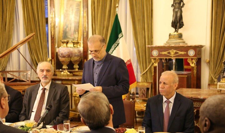 خلال مأدبة إفطار رمضانية ...قضية "فلسطين" محور النقاش الدبلوماسي في السفارة الإيرانية بموسكو
