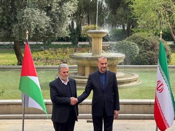 جہاد اسلامی فلسطین کے سربراہ کی ایرانی وزیر خارجہ سے ملاقات