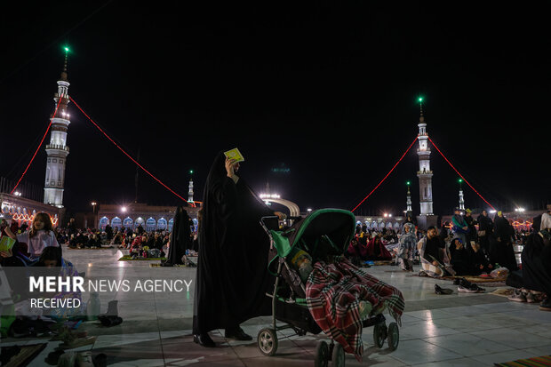 مراسم احیای شب نوزدهم ماه رمضان در آستان مقدس مسجد جمکران