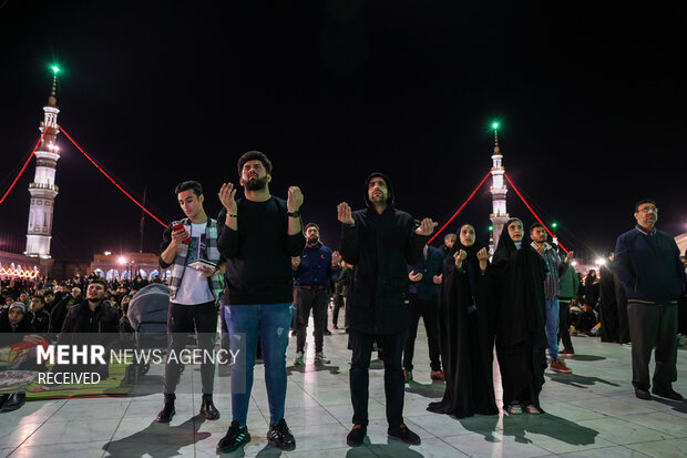 مراسم احیای شب نوزدهم ماه رمضان در آستان مقدس مسجد جمکران