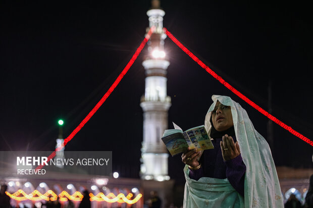 مراسم احیای شب نوزدهم ماه رمضان در آستان مقدس مسجد جمکران