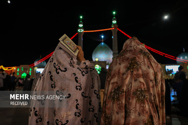 مراسم احیای شب نوزدهم ماه رمضان در آستان مقدس مسجد جمکران