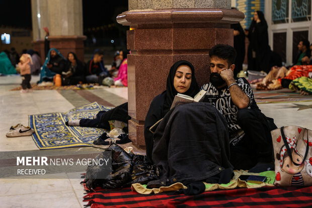 مراسم احیای شب نوزدهم ماه رمضان در آستان مقدس مسجد جمکران