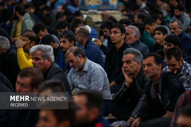 مراسم احیای شب نوزدهم ماه رمضان در آستان مقدس مسجد جمکران