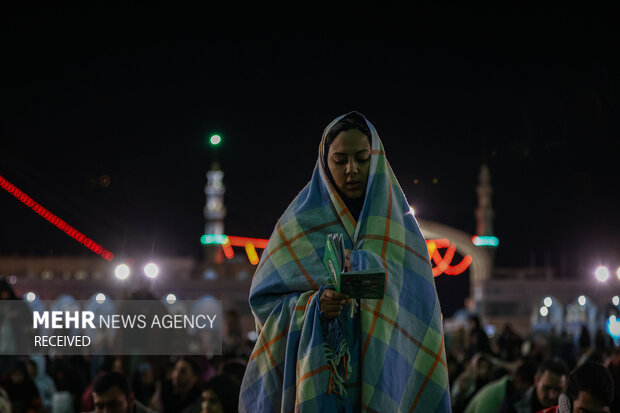 مراسم احیای شب نوزدهم ماه رمضان در آستان مقدس مسجد جمکران