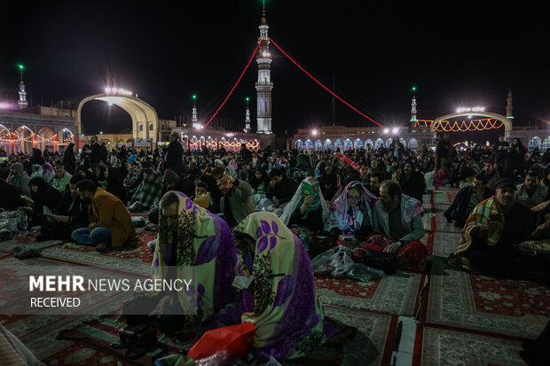 مراسم احیای شب نوزدهم ماه رمضان در آستان مقدس مسجد جمکران