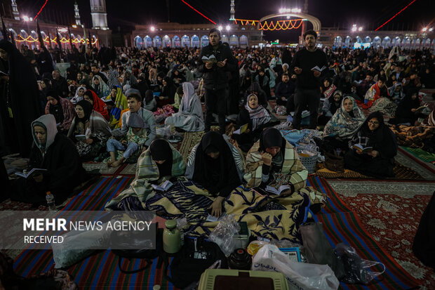 مراسم احیای شب نوزدهم ماه رمضان در آستان مقدس مسجد جمکران