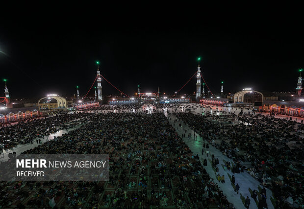 مراسم احیای شب نوزدهم ماه رمضان در آستان مقدس مسجد جمکران