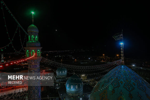 مراسم احیای شب نوزدهم ماه رمضان در آستان مقدس مسجد جمکران