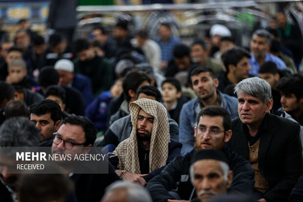 مراسم احیای شب نوزدهم ماه رمضان در آستان مقدس مسجد جمکران