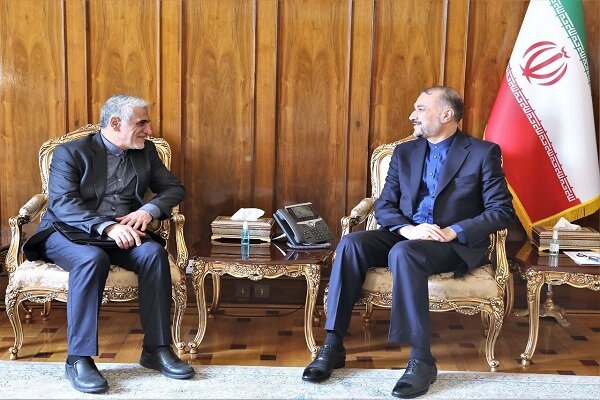 سفير إيران الدائم لدى الأمم المتحدة يلتقي مع أمير عبد اللهيان