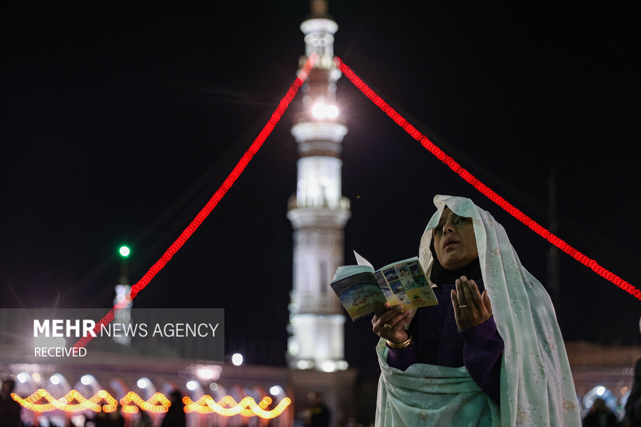 مراسم احیای شب نوزدهم ماه رمضان در آستان مقدس مسجد جمکران