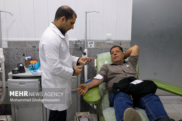 نذر اهدای خون در بوشهر