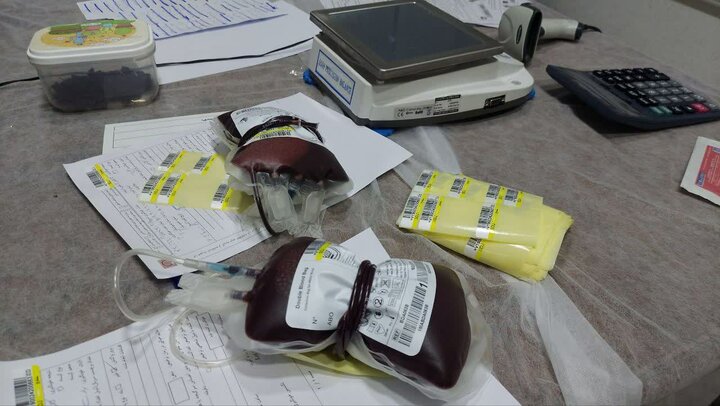 نذر اهدای خون توسط شب زنده داران در بیجار