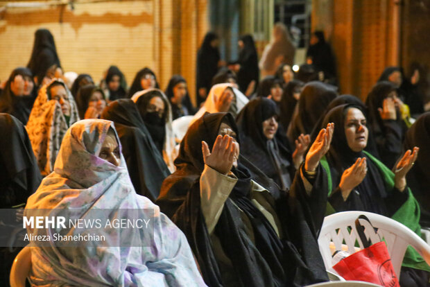 مراسم احیا دومین شب قدر در رشت