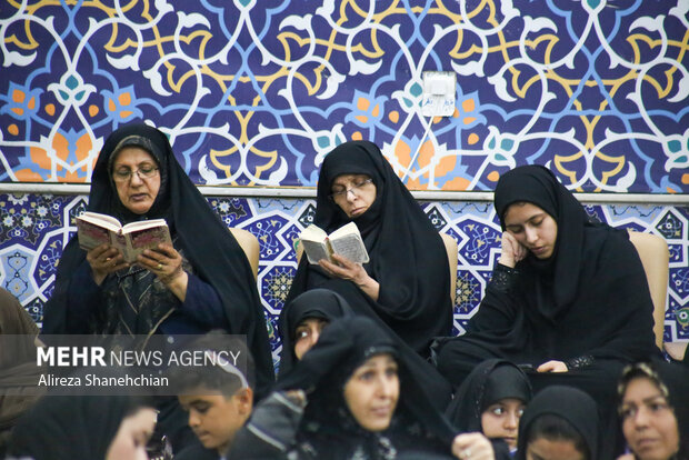 مراسم احیا دومین شب قدر در رشت