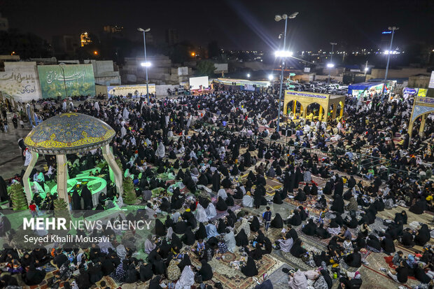 مراسم احیا شب بیست و یکم ماه مبارک رمضان در اهواز