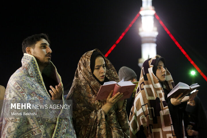مراسم احیای شب بیست و یکم ماه مبارک رمضان - مسجد مقدس جمکران