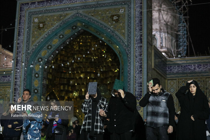 مراسم احیای شب بیست و یکم ماه مبارک رمضان - امام‌زاده پنج تن تهران