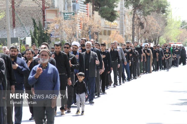 مراسم عزاداری متمرکز هیئت های مذهبی سیرجان در روز شهادت امیرالمؤمنین علی علیه السلام