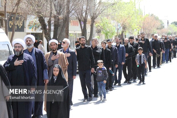 مراسم عزاداری متمرکز هیئت های مذهبی سیرجان در روز شهادت امیرالمؤمنین علی علیه السلام