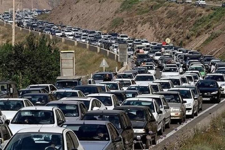 کندوان یکطرفه شد؛ ترافیک سنگین در هراز