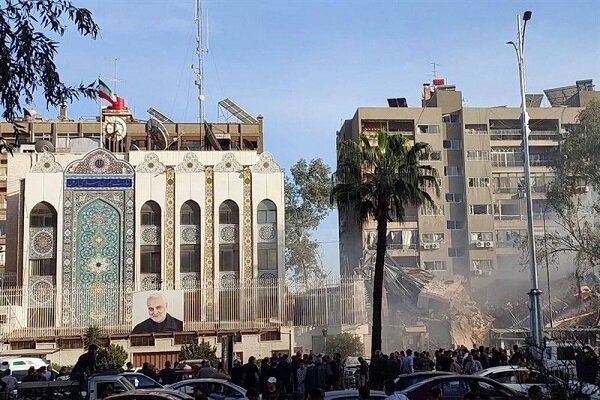 İsrail rejiminden İran'ın Şam büyükelçiliği yakınına saldırı