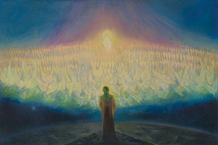 نقشهایی از ارادت هنرمندانی که شب قدر و شهادت مولا را تصویر کردند