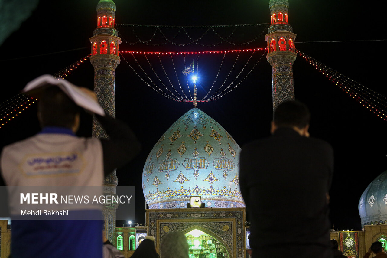 مراسم دومین شب از لیالی قدر در مسجد مقدس جمکران