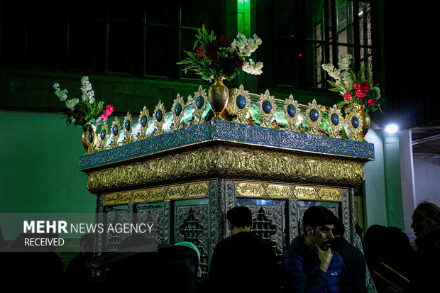 مراسم احیای شب‌ قدر در  آستان امام‌زادگان عینعلی و زینعلی (ع) تهران