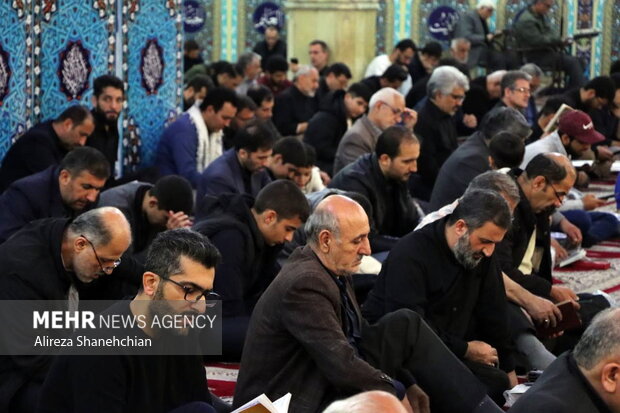 مراسم احیای شب بیست و سوم رمضان در رشت