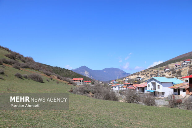 طبیعت بهاری روستای کدیر در مازندران
