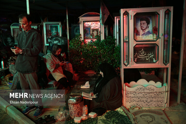 مراسم احیای شب بیست و سوم ماه مبارک رمضان - گلزار شهدای بهشت زهرا تهران