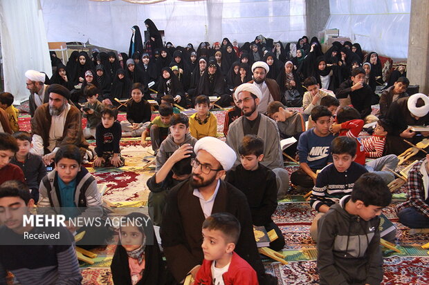 محفل دانش آموزی «خانه‌های قرآنی» در قم برگزار شد+تصاویر