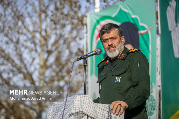 مراسم تشییع و تدفین پیکر مطهر شهید گمنام در روستای کورانه قزوین