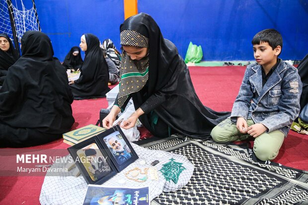 مراسم پخت مقلوبه به رسم بانوان فلسطینی در بجنورد