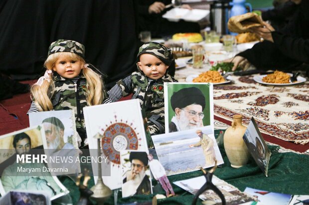 مراسم پخت مقلوبه به رسم بانوان فلسطینی در بجنورد