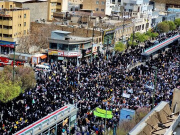 خروش جهادی مردم مشهد در راهپیمایی روز قدس/نمایش باشکوه «طوفان الاحرار» در پایتخت معنوی ایران