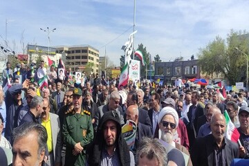 آغاز راهپیمایی روز قدس درشهرهای مختلف آذربایجان غربی/همه آمده اند