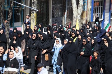 راهپیمایی روز قدس در شهرستان میانه