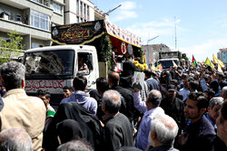 تشییع شهدای راه قدس در تهران