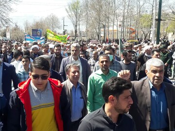 روز قدس در روستای «سرنجه» معمولان