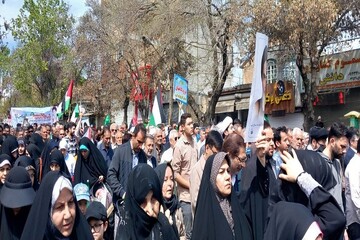 راهپیمایی باشکوه مردم ارومیه در روز قدس