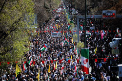 Quds Day rally in Hamedan