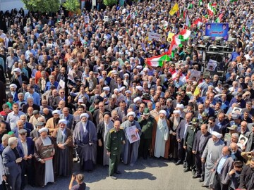 تجدید میثاق مردم نکا با آرمان های انقلاب