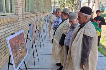 نمایشگاه نقاشی «یک داستان واقعی» در یاسوج برپا شد