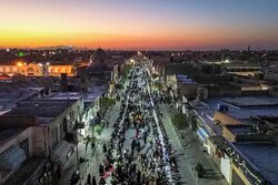 Yezd'de en uzun iftar sofrası kuruldu